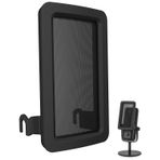 Elgato Wave 3 için Pop Filtre - Patlayıcıları Azaltmak için Çift Çelik Hasır - Manyetik Bağlantı Noktaları - Dalgaya Uyar: 1/3 Mikrofon - Patlayıcıları ve Hiss'i Ortadan Kaldırır - Profesyonel Kayıt