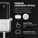 Elgato Wave:3 Premium Studio Quality USB Condenser Mikrafon White Starter Kit