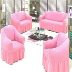 Elgeyar Bürümcük Koltuk Kanepe Çekyat Örtüsü Koltuk Kılıfı 3 2 1 1 Bürümcük3 2 1 - 110 x 180 cm - Açık Pembe