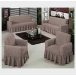 Elgeyar Bürümcük Koltuk Kanepe Çekyat Örtüsü Koltuk Kılıfı 3 3 1 11 Bürümcük3 3 1 - 110 x 180 cm - Açık Pembe
