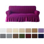 Elgeyar Bürümcük Koltuk, Kanepe, Çekyat Örtüsü, Koltuk Kılıfı 3lü - 180 x 230 cm - Mor
