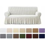 Elgeyar Bürümcük Koltuk, Kanepe, Çekyat Örtüsü, Koltuk Kılıfı 3lü - 180 x 230 cm - Natural