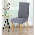Elgeyar Elgeyar likrali Sandalye Örtüsü, Sandalye Kılıfı, Lastikli ,standart (1ADET) - 35 x 50 cm - Gri