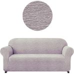 Elgeyar Jakarli Koltuk ,kanepe ,çekyat Örtüsü Çubuk Desen ( 3kişilik ) - Vizon - 180 x 230 cm