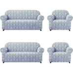 Elgeyar Jakarli Koltuk ,kanepe ,çekyat Örtüsü Şal Desen Esnekli Eteksiz3+3+1+1takım Için - 180 x 230 cm - Gri