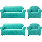 Elgeyar Jakarli Koltuk ,kanepe ,çekyat Örtüsü Sehra Desen Esnekli Eteksiz3+3+1+1takım Için - 180 x 230 cm - Yeşil