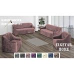 Elgeyar Kadife Koltuk ,Kanepe,Çekyat Örtüsü,Koltuk Kılıfı 3 3 1 1 - 180 x 230 cm - Pembe