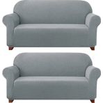 Elgeyar Likrali Koltuk, Kanepe, Çekyat Örtüsü Lastikli, Pitikare Desen3+3 - 180 x 230 cm - Gri