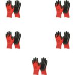 Eli Nitril İş Güvenlik Eldiveni - Kırmızı - 10/Xl - 5 Çift - Paket