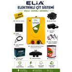 Elia ELEKTRİKLİ ÇİT MAKİNASI – DOMUZ, İNEK, KOYUN, KEÇİ ve YABANİ HAYVAN KOVUCU (3-4 Dönüm Solar Set)
