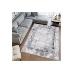 Eliana Home Dijital Baskı Yıkanabilir Kaymaz Taban Salon Halısı Ve Yolluk LNA0698, Gri, 100 x 300