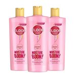 Elidor 3x350 ml Collagen Blends Sülfatsız Saç Bakım Şampuanı Moisture Boom Yoğun Nem Terapisi
