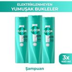 Elidor 400 ml X3 Bukle Belirginleştirici Şampuan Kıvırcık Saçlar İçin Elektriklenmeyi Kontrol Altında Tutar