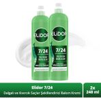 Elidor 7/24 Belirgin Bukleler İçin Saç Bakım Kremi 240 ml x2 Sürdürülebilir Malzeme ile Kokusuz