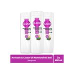 Elidor Avokado ve Castor Oil Nemlendirici Etki Şampuan 3 x 400 ML
