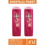 Elidor Brezilya Keratin Terapisi Şampuan 2 x 400ML 4 Adet