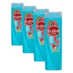 Elidor Doğanın Enerjisi Saç Bakım Şampuanı Argan Yağı & Hibiskus Özü Dökülme Karşıtı & Güçlü Uzamayı Destekleyici 400 ml (4 paketi)