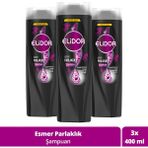 Elidor Esmer Parlaklık 3x400 ml Şampuan