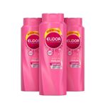 Elidor Güçlü Parlaklık 3x650 ml Şampuan