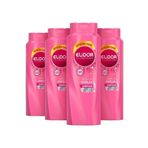 Elidor Güçlü ve Parlak 650 ml x 4 Adet Saç Bakım Şampuanı