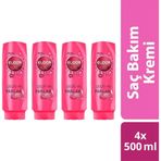 Elidor Güçlü ve Parlak Besleyici 4x500 ml Saç Bakım Kremi