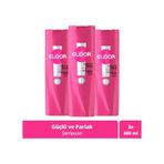 Elidor Güçlü ve Parlak Saç Bakım Şampuanı 3 x 400 ML