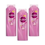 Elidor Güçlü ve Parlak Saçlar 3x650 ml Saç Bakım Şampuanı