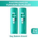 Elidor Saç Bakım Kremi Belirgin Bukleler 350 ml X2 - Renksiz