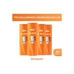 Elidor Saç Bakım Şampuanı Anında Onarıcı 400 ml x4