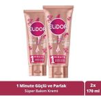 Elidor Superblend 1 Minute Onarıcı Süper Güçlü ve Parlak 170 ml x 2 Adet Saç Bakım Kremi