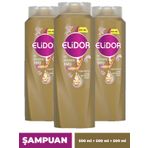 Elidor Superblend Saç Dökülmelerine Karşı E Vitamini Chia Tohumu Yağı ve Arjinin 3x500 ml Şampuan