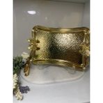 Elif Aksesuar Ckr 3173 Kelebekli Sunum Tepsisi Gold