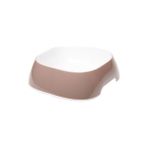 Elif Asya Ceyiz Tekstil Glam Large Melamin Kedi Köpek Mama Su Kabı Kahverengi 1200 ml