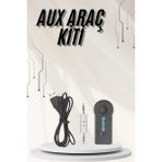 Elif Asya Ceyiz Tekstil Yeni Nesil Bluetooth Aux Araç Kiti Siyah Tv Tablet Telefon Araç Araba