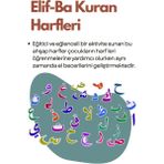 Elif-Ba Kuran Harfleri Eğitici Arapça Alfabe Oyuncak Ahşap Harfler
