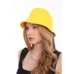Elif İç Giyim Kadın Balıkçı Kova Bucket Şapka - Standart - Sarı