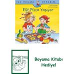 Elif Pizza Yapıyor + Boyama Kitabı