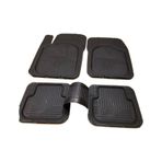 Elif Toyota Corolla 2007-2011 Uyumlu Ekstra Havuzlu 3D Yumuşak Kauçuk Ön Arka Takım Paspas