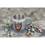 Elifeshop 3D Game Of Thrones Winter Is Coming Tasarımlı Kupa Paslanmaz Çelik Iç Hazneli Kulplu 400 ml - 1 Adet - 400 - 499 ml