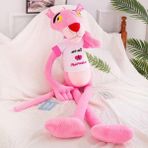Elifeshop Ithal Kumaş Efsane The Pink Panther Pembe Panter Aksiyon Figür Tişörtlü Peluş Oyuncak 60 Cm. - Renkli