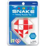 Elifeshop Magic Snake Fidget Şekilden Şekle Giren 24 Segment 3D Stres Küpü Stres Giderici Oyuncak Kırmızı - Renkli