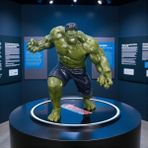 Elifeshop Marvel Avengers Yenilmezler Hulk Özel Stantlı Oyuncak Figür Karakter Masaüstü Biblo Gençlere Hediye - Karışık Çok Renkli