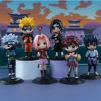 Elifeshop Naruto Shippuden 6'lı Anime Manga Figür Seti Uzumaki Kakashi Itachi Sakura Sasuke Bir Arada 15 Cm.