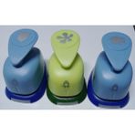 Elifiş Umix Craft And Art U1051KRS Orta Boy Şekilli Delgeç 3lü Set - Mavi - Yeşil