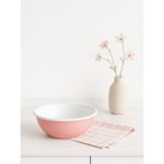 Elifle Emaye Emaye Kase 26 cm - Pembe
