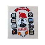 elifletasarim Atatürk Köşesi Panosu Zeminsiz(keçeden Eğitim Materyali) ATP02