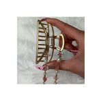 Elifsu Jewelry Doğal Taş Sarkıntılı Metal Mandal Toka