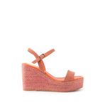 Elile Shoes Hakiki Deri Natura Baskılı Topuklu Kadın Sandalet