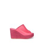 Elile Shoes Hakiki Fuşya Deri Topuklu Kadın Terlik 34-35-41-42-43-44 Numara