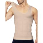 Elilom Erkek Korse Atlet – Göğüs (Jinekomasti) ve Göbek Toparlayıcı, Dik Duruş Destekli, Slim Fit İç Giyim (YUKKA) (Ten, XL)